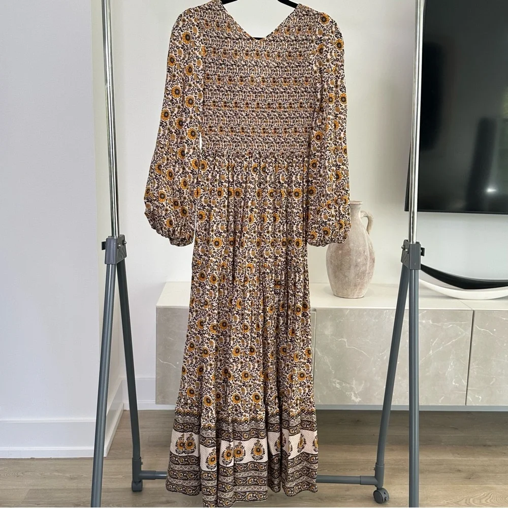 🛑SOLD🛑Christy Dawn The Aimee Dress in Golden Sunflower  Size XS/S - Picture 9 of 16